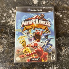 Power Rangers Dino Thunder (Nintendo GameCube, 2004) COMPLETE CIB TESTED NICE!!