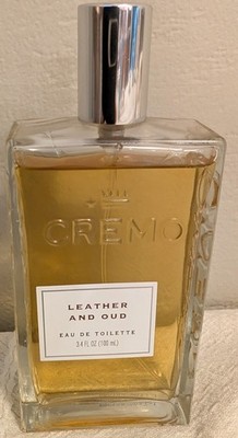 Cremo Leather And Oud Discontinued Rare 3.4 Oz. 97% Full