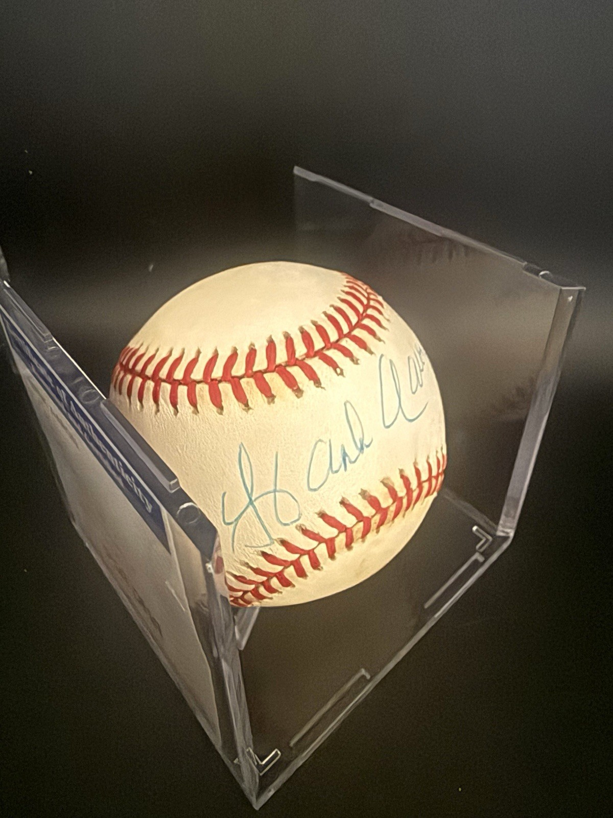 Hank Aaron Signed Baseball PSA/DNA Certified Autograph Braves MLB Ball view 3