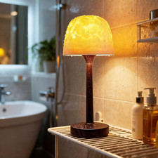 Waterproof Shower Lamp Cordless, Rechargeable Shower Light with 16 Color Ocean W