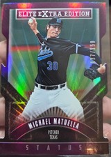 2015 Panini Elite Extra Edition Michael Matuella #79 Purple Die-Cut 137/150 (RC)