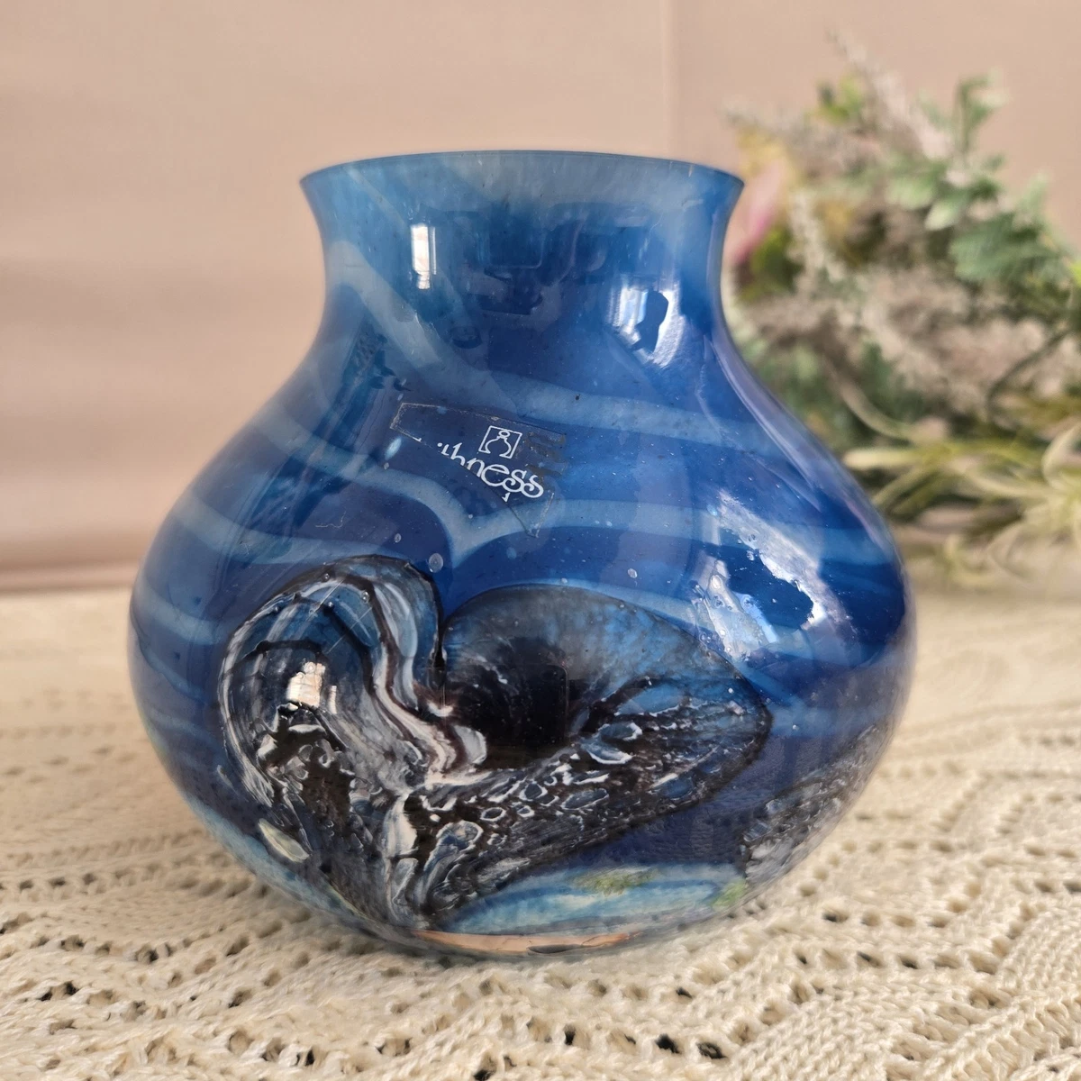 Caithness United Kingdom Blue Art Glass Vases for sale | eBay UK
