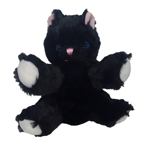 Cuddly Soft 8 inch Stuffed Black Cat...We stuff 'em...you love 'em! - Bear Mill