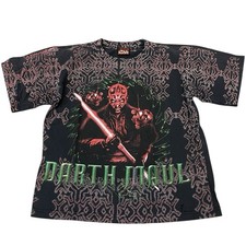 Vintage Darth Maul Star Wars Movie AOP T-shirt Youth Kids