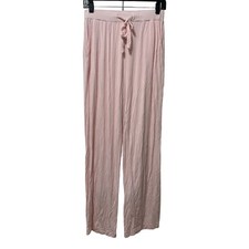 Cozy Earth Womens Bamboo Stretch Knit Pajama Pants Size S Pink Cozy Loungewear