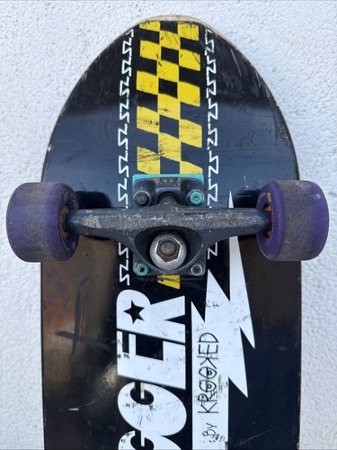 Krooked Skateboards Zig Zagger Skateboard Deck 8.5'" x 32.25" Old School Vtg Use - Picture 2 of 19
