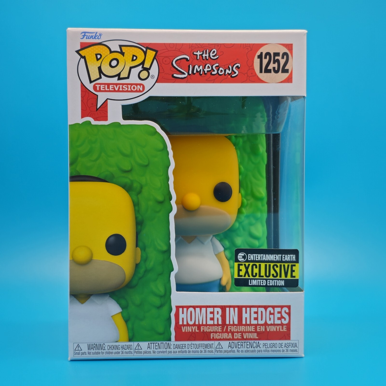Homer Simpson Pop Rocks Funko Pop! Vinyl: The Simpsons - Homer in Hedges - Entertainment Earth ...