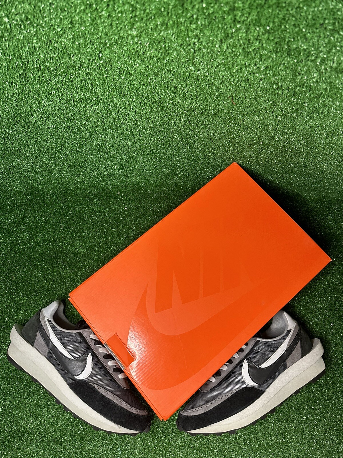 SACAI X NIKE Size 9.5 Nike LDWaffle x Sacai Black 2019