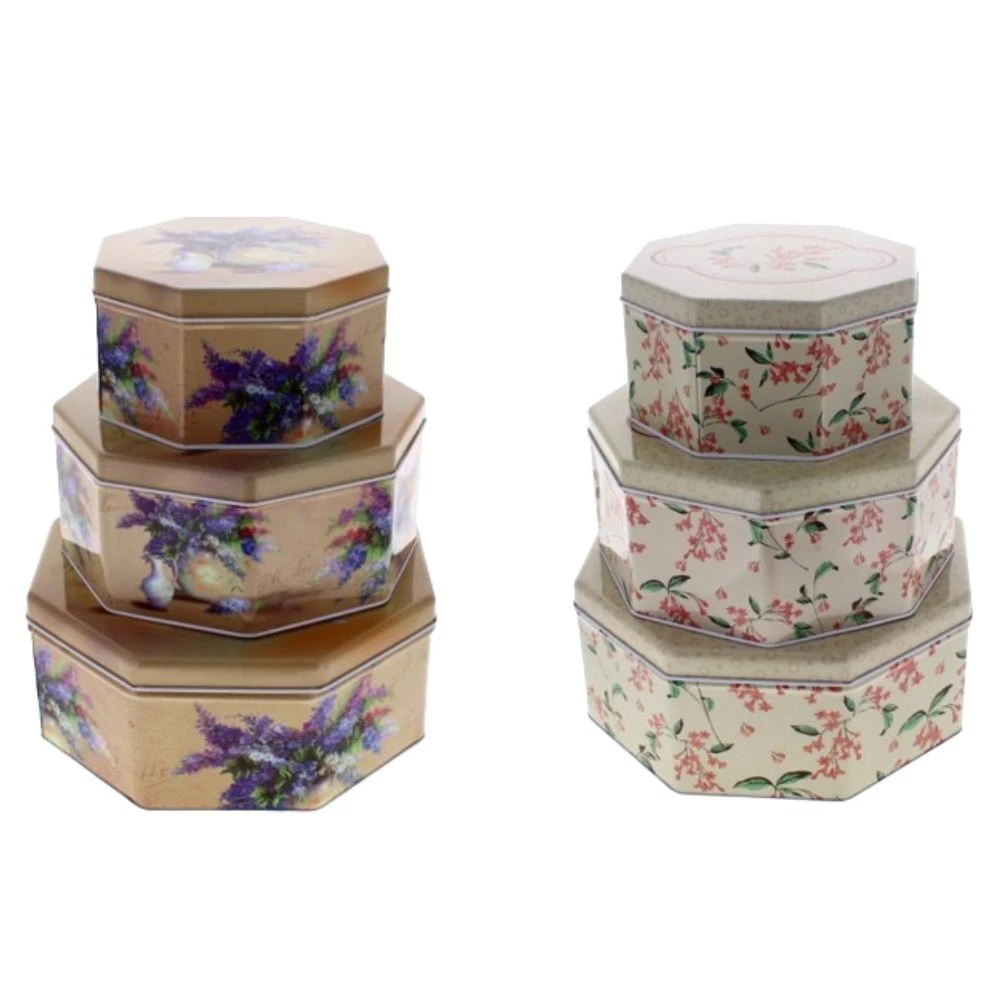 Set Of 3 Cake Storage Tins Airtight Cookie Cupcake Biscuit Tin Baking Metal Box
Opens in a new windo