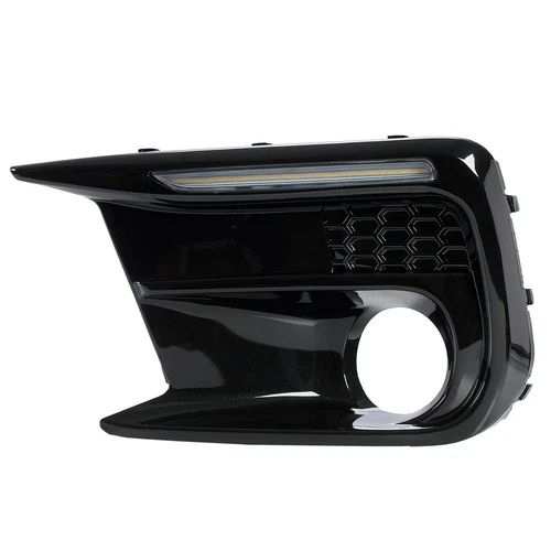 White/Amber Running LED DRL Fog Light Bezel Kit For 2018-2021 Subaru WRX/WRX STI - Picture 10 of 12