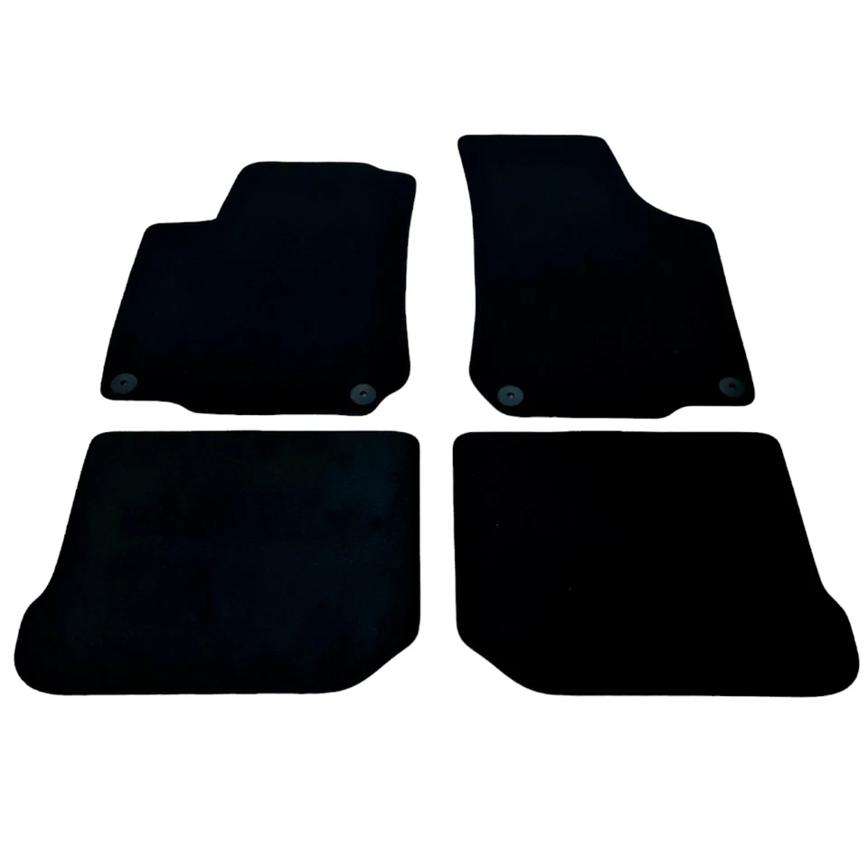 Alfombrillas de coche negras para VW Volkswagen Jetta 4 piezas 1998-2011 forros personalizados Foto 4 de 4