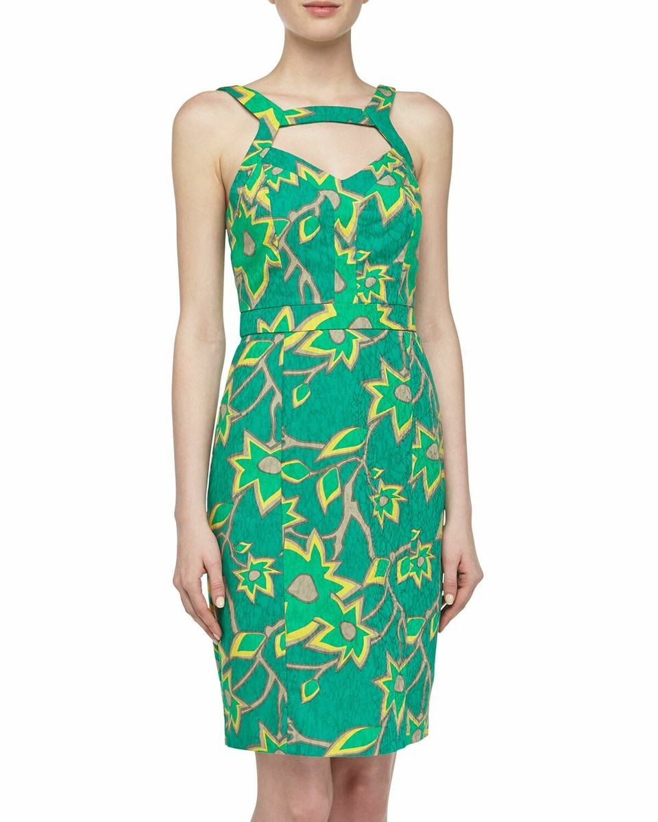 Muse Dresses | Muse Floral Print Green Dress Size 10 Nwt | Color: Green | Size: 10 | Jeny1972's Closet
