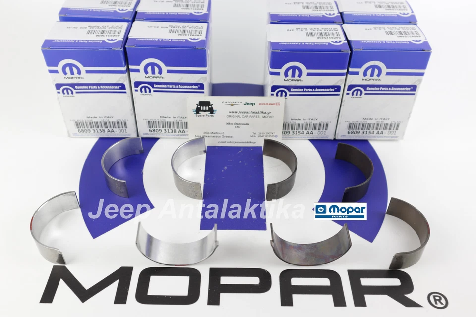 Connecting Rod Bearings Upper and Lower Kit Jeep Cherokee KL 2.0CRD New Mopar - Image 3 of 4