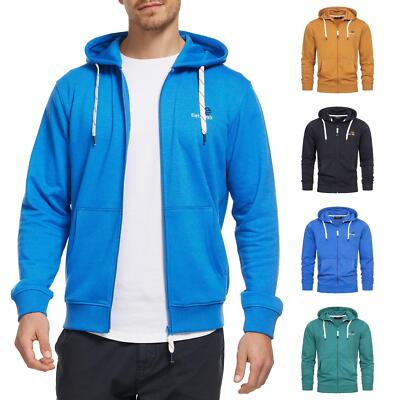 Indicode Herren Sweatjacke INHoward-Hoodie Kapuzenpullover Pulli Kapuze Männer