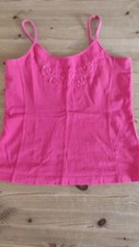 Taifun* modernes Spagetti  Shirt /  Top Front Glitzer *Größe 40