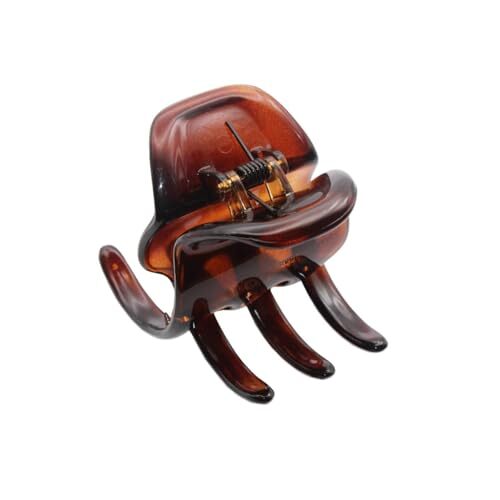 "French Classic Large Pony 1.75\" Celluloid Non Slip Jaw Hair Claw Clips"