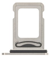 Replacement Dual Sim Card Tray Compatible For iPhone 12 Pro/12 Pro Max Silver 