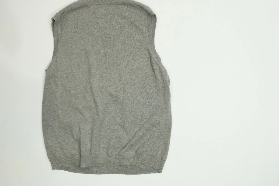 Mens Apt 9 Gray Argyle V Neck Sweater Vest XL EUC - Image 3 of 4