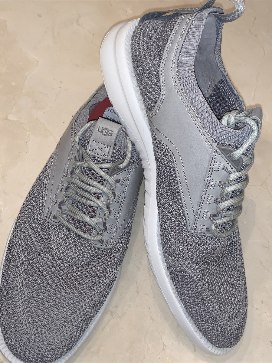 UGG MENS GREY UNION TRAINER LACE UP/SHOES SIZE 8.5 $120 | eBay display picture 3