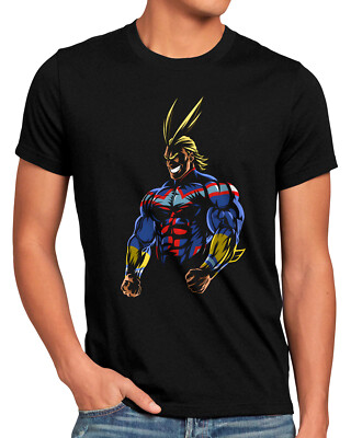 Forever All Might Herren T-Shirt superhero japan academia manga