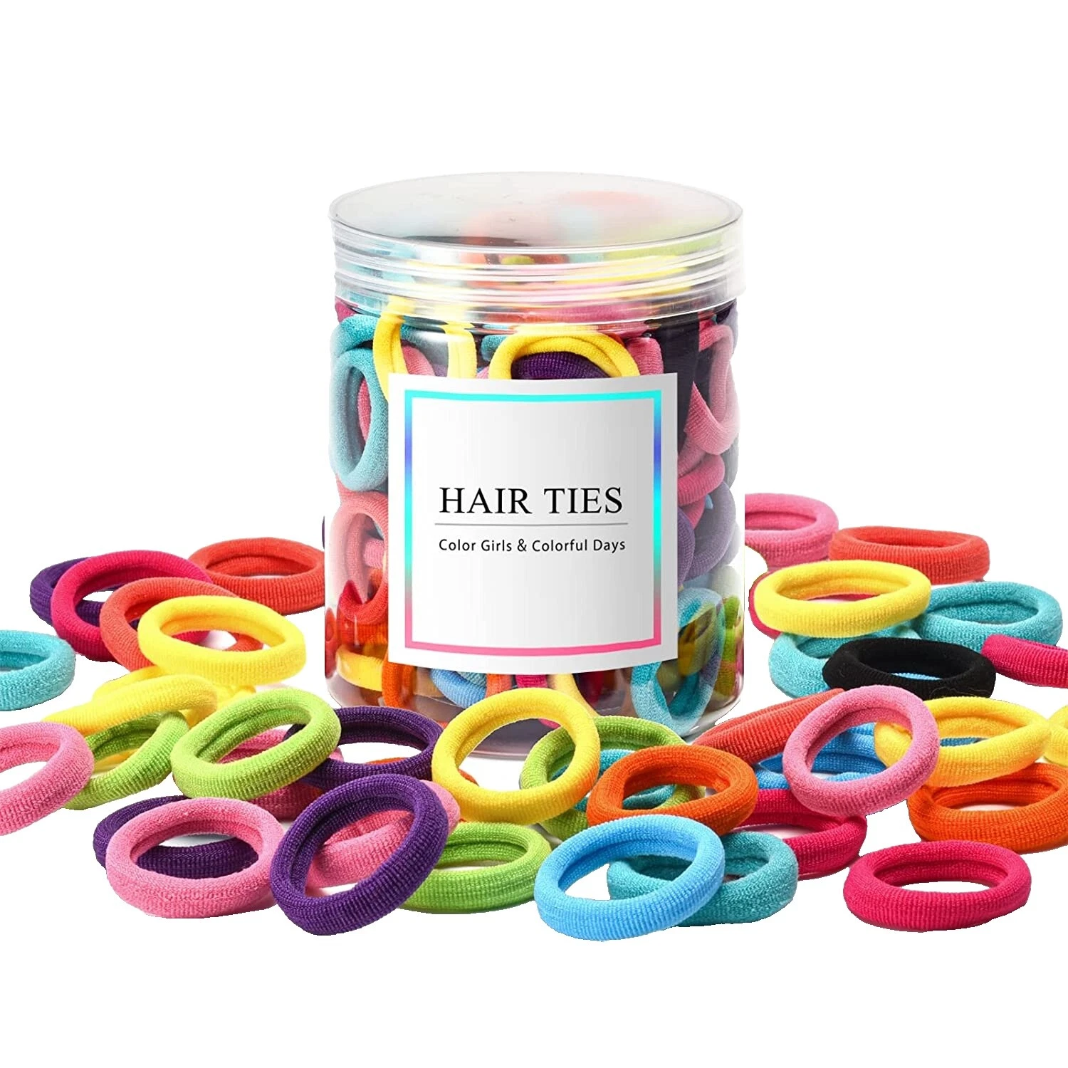 Multicolor Rubber Hair Accessories for Women