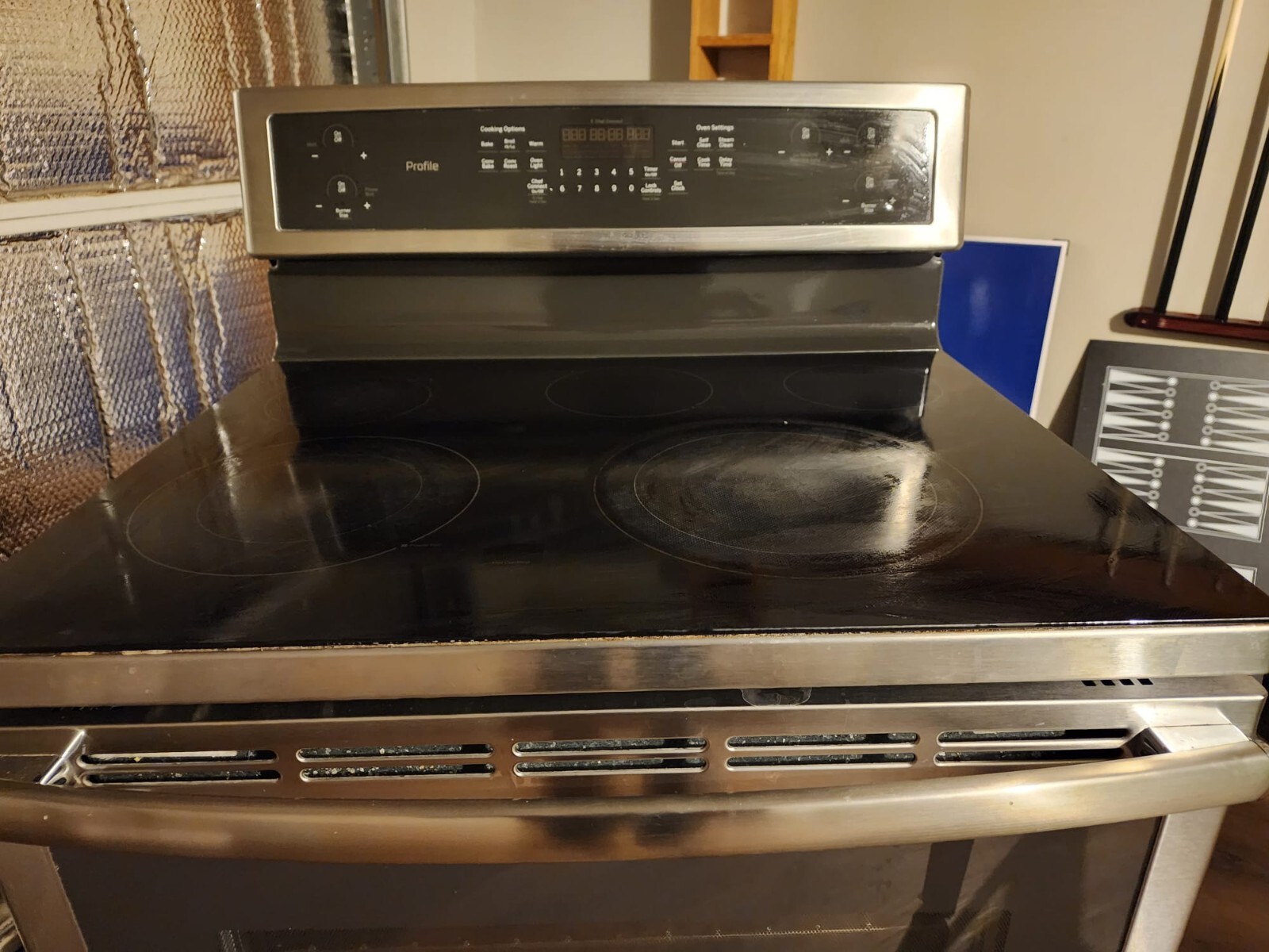 GE Profile 30" Free Standing Electric Convection Range PB911EJES eBay