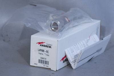 NEW Andrew L4PNM-RC Type-N Male 1/2'' RingFlare Heliax RF Coaxial Cable Connector