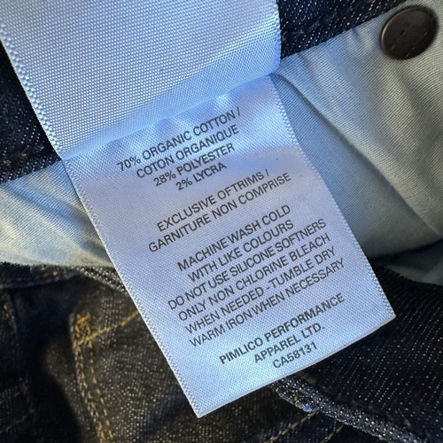 New Dish by DU/ER Organic Cotton Denim Skinny Jeans Dark Wash Women Size 32 x 28 - Picture 11 of 11
