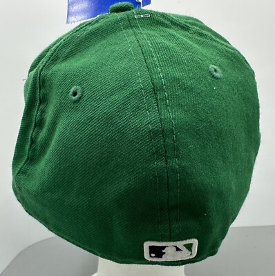 New York NY Yankees New Era 59Fifty Fitted Hat GREEN/BLACK