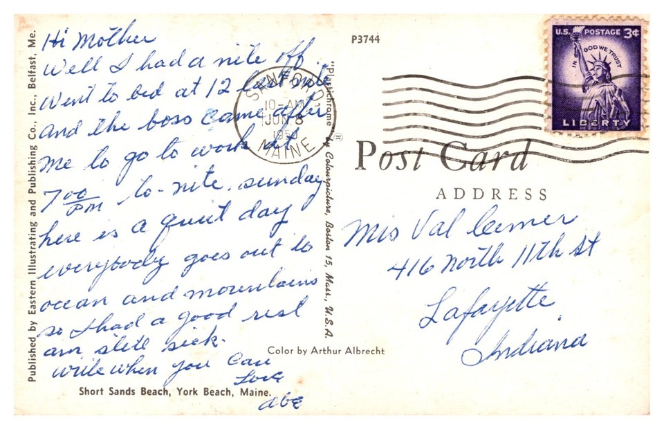 York Beach Maine Short Sands Beach A43 eBay