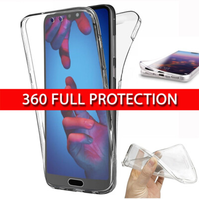 Case for Huawei P30 Pro Lite P20 360 Shockproof Protective Silicone Gel  Cover