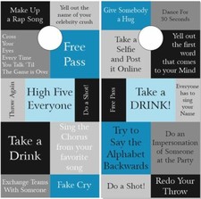 Drinking Game LAMINATED Cornhole Wrap Bag Toss Skin Decal Sticker