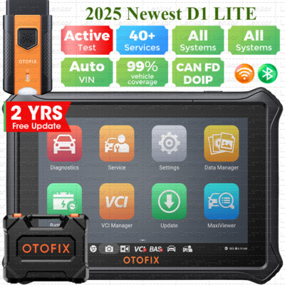 2025 OTOFIX D1 Lite Bidirectional Scanner Full System Diagnostic Key Coding Tool