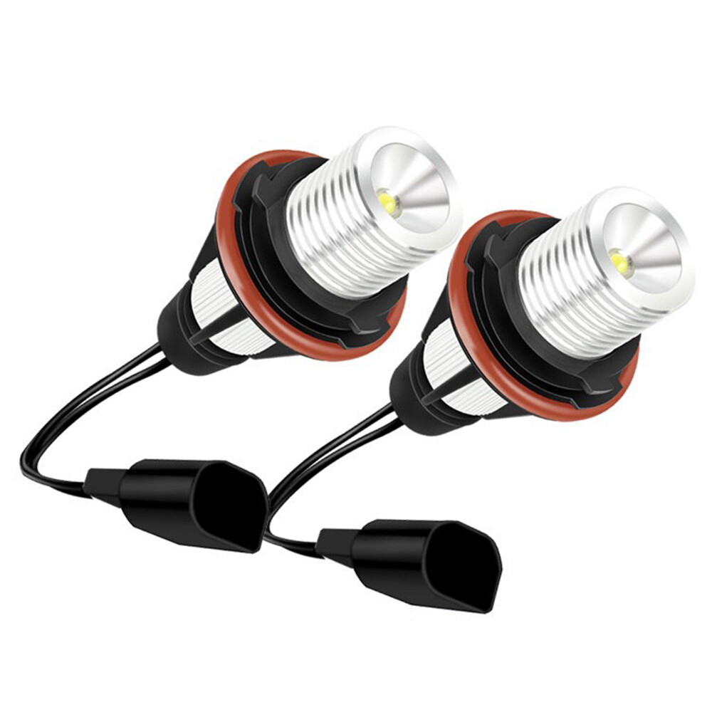 2x Angel Eye Halo Ring Light Bulbs Lamps For BMW E87 E39 E60 E61 E63 ...