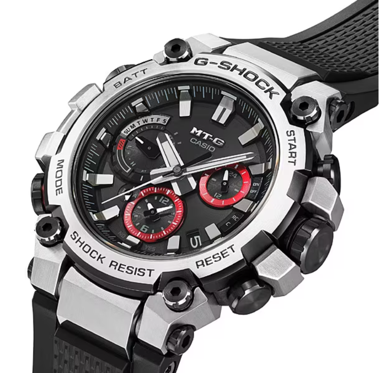 Casio G-Shock MTG-B3000-1AJF MT-G Slim Bluetooth Solar Silver