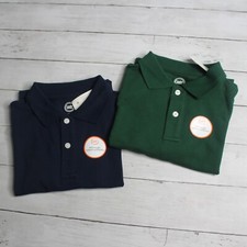 Wonder Nation Boy's Polo Shirt Size L 10 12 Short Sleeve School Uniform