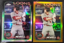 2024 Topps PD Chris Newell GOLD 20/50 Foil+Chrome Refractor Rookie DODGERS PD100