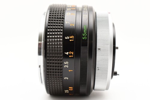 *Casi Como Nuevo* Lente Canon FD 55mm F1.2 Cromo Nariz “O” MF de Japón #3958 - Imagen 8 de 12