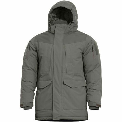 Parka D'hiver Atlas For Men, Qualité Les Rocheuses, Grise, Taille XL, Avec Capuche