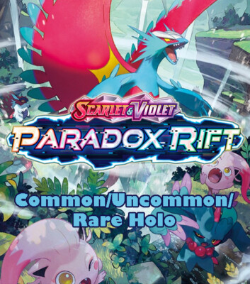 PICK YOUR CARD! Scarlet & Violet: Paradox Rift - Common/Uncommon/Rare Holo