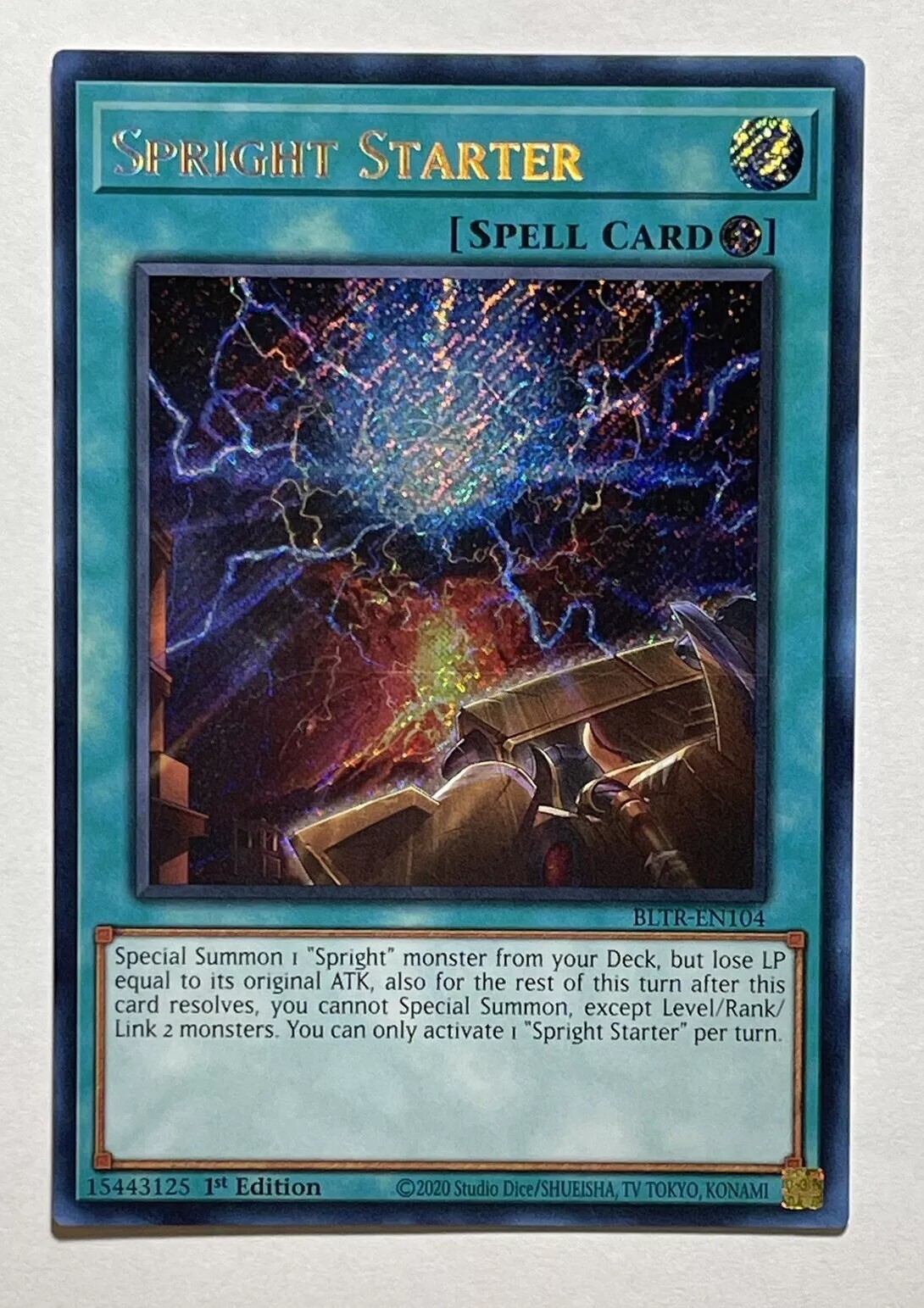 Spright Starter Secret Rare BLTR-EN104 1st Edition Gem Mint