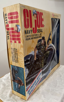 GI Joe 1995 Hasbro Navy Seal w/Mission Raft Limited Edition by FAO