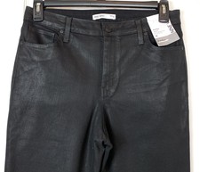 Kohls Kick Flare Waxed Cropped Jeans 