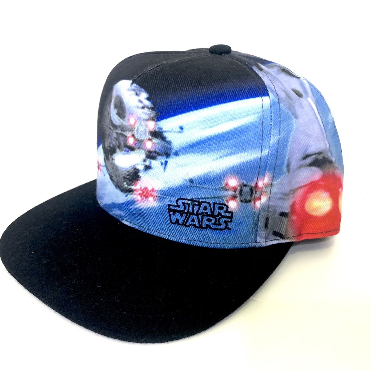 Star Wars Snapback Hat Death Star Battle Above Endor X-Wing