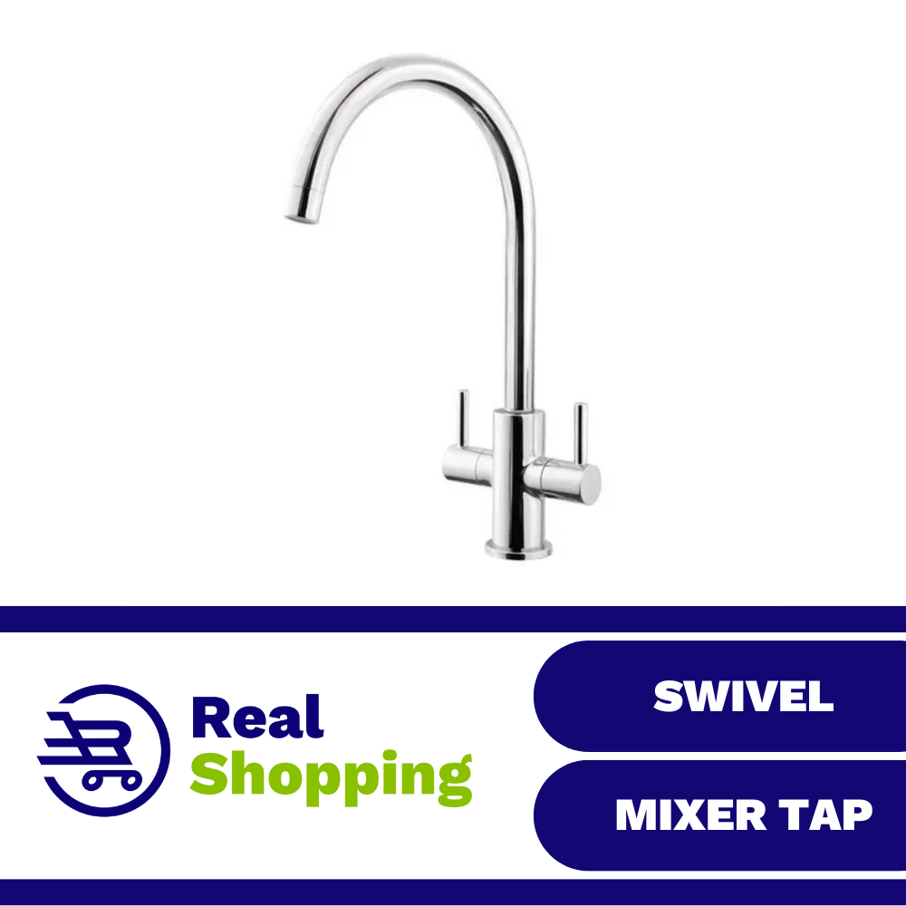 Nabis Idro Swan Neck Swivel Kitchen Mixer Tap