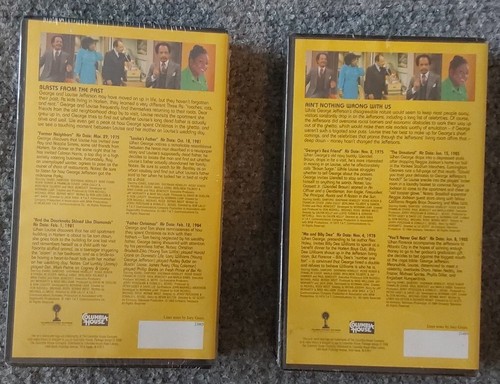 The Jeffersons The Collector's Edition Lot (2 VHS Tapes) Hard-Case. Sealed. - Picture 2 of 9