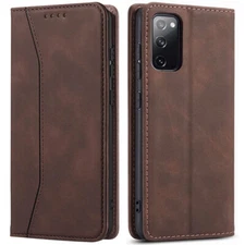 For Samsung Galaxy S20 FE Leather Wallet Case Shockproof Card Pocket Phone Cover