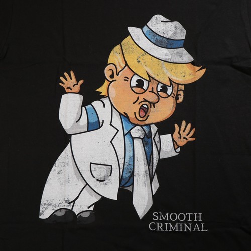 Präsident Donald Trump politische Karikatur glatt Verbrecher T-Shirt Wahl S USA - Bild 2 von 6
