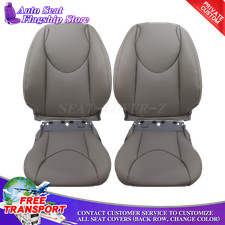 2006-2012 Fits Toyota Rav4 Driver Passenger Bottom Top Ash Gray Vinyl Seat Cover