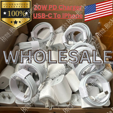 Wholesale 20W USB C Fast Charger Type C Power Adapter PD Cable For iPhone 14 13